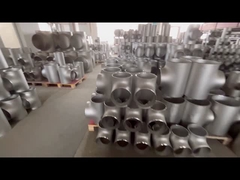 1/2-24 इंच सीमलेस ट्यूब फिटिंग बट वेल्ड थ्री वे टी 1D-100D